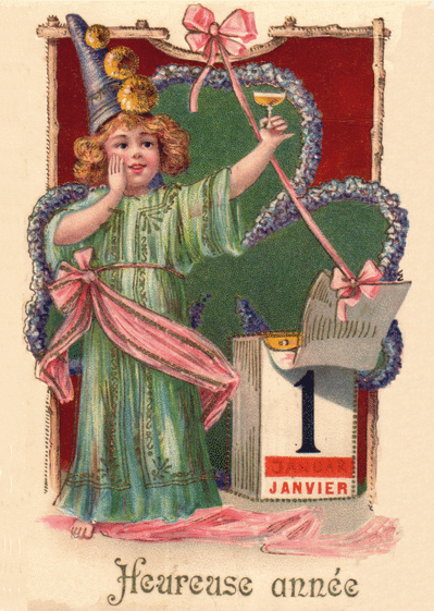 carte de voeux 1er janvier